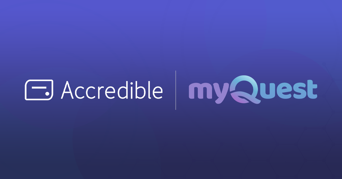 Exciting Partnership: myQuest Joins Forces with Accredible for Enhanced Learning and Certification Management